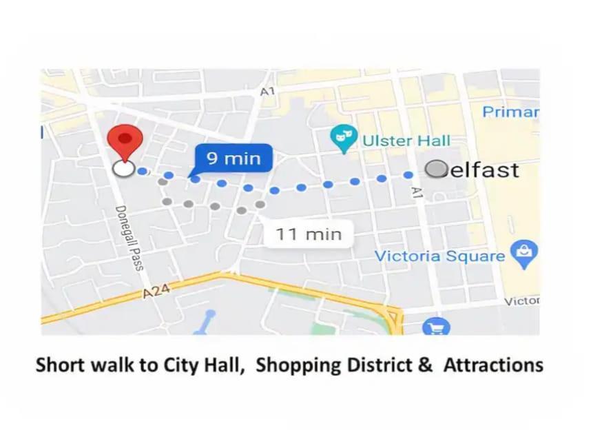 Fantastic Central Location - Parking - Business Or Leisure Belfast Dış mekan fotoğraf